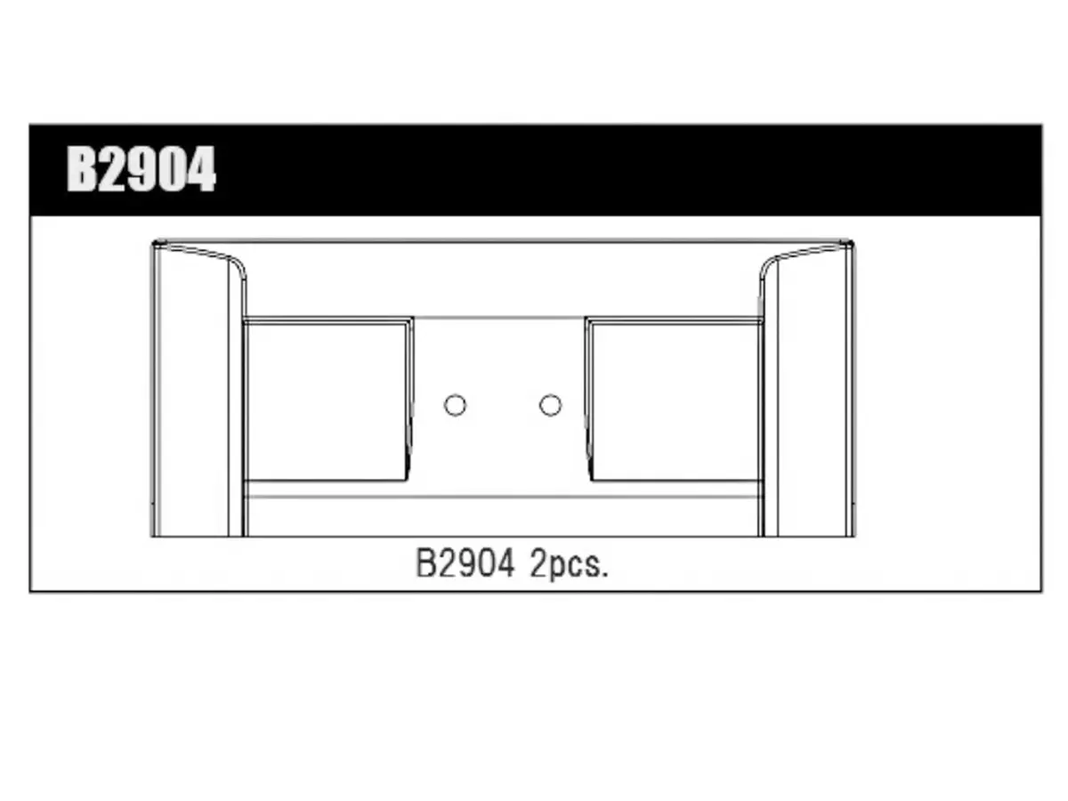 B2904 Rear Wings Msb1 1