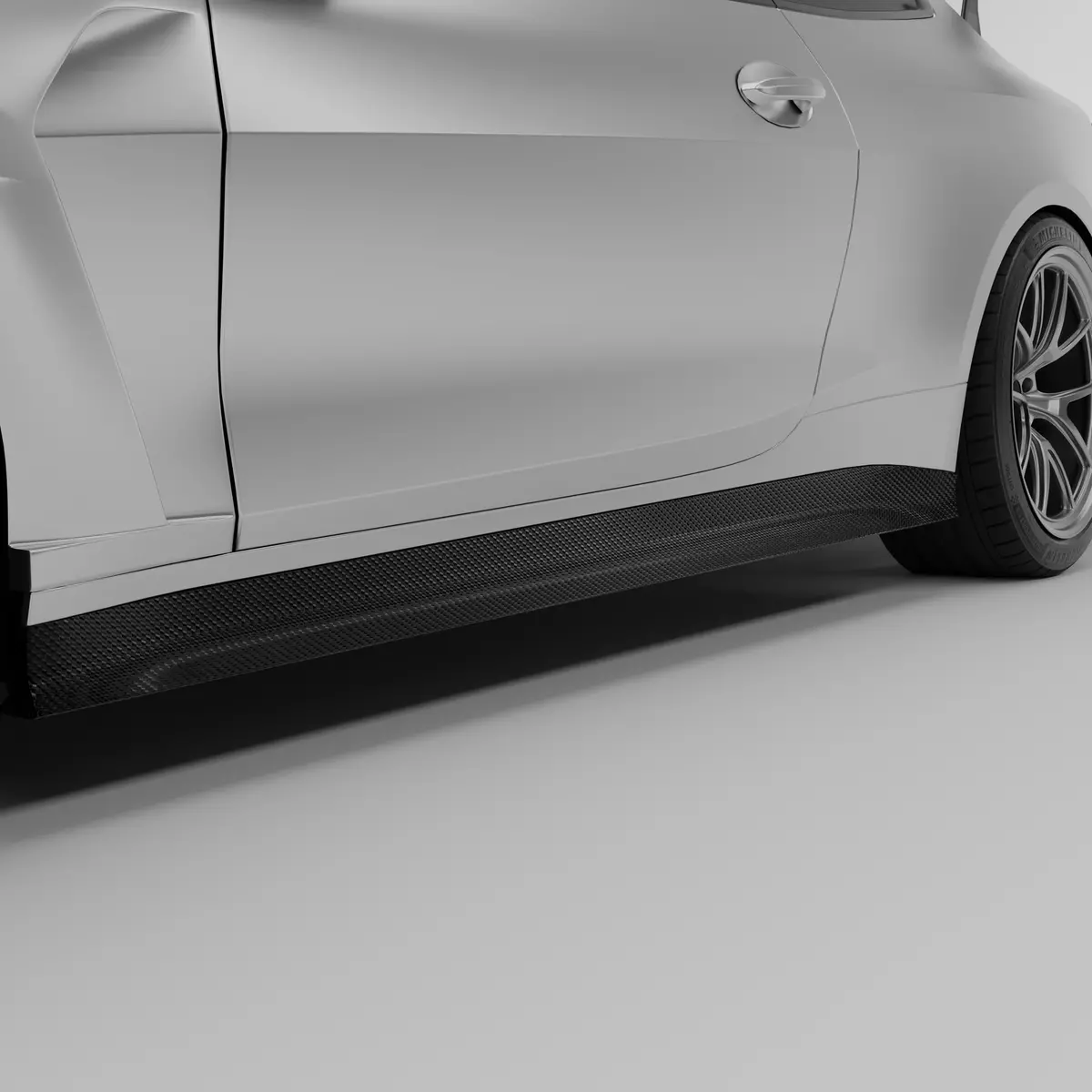 Bmw G82 M4 Carbon Fiber Side Skirts 1