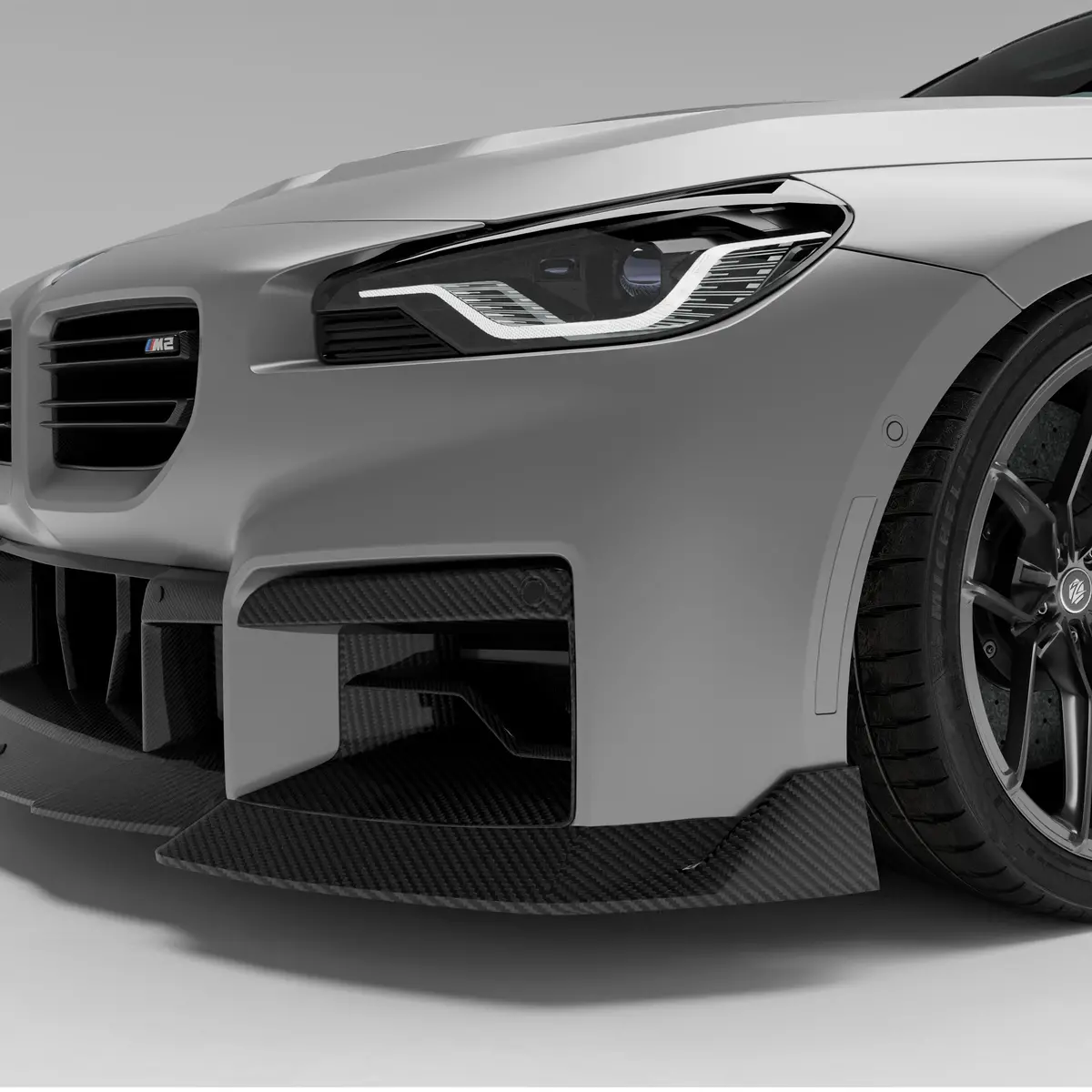 Bmw M2 G87 Carbon Fiber Front Inlets 1