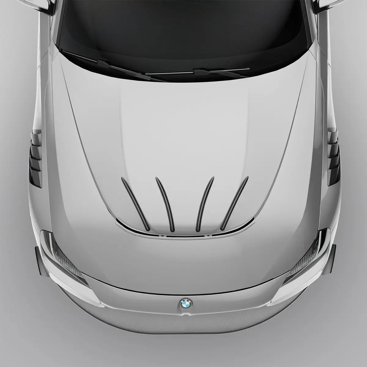 Bmw M2 G87 Carbon Fiber Hood Strakes 1