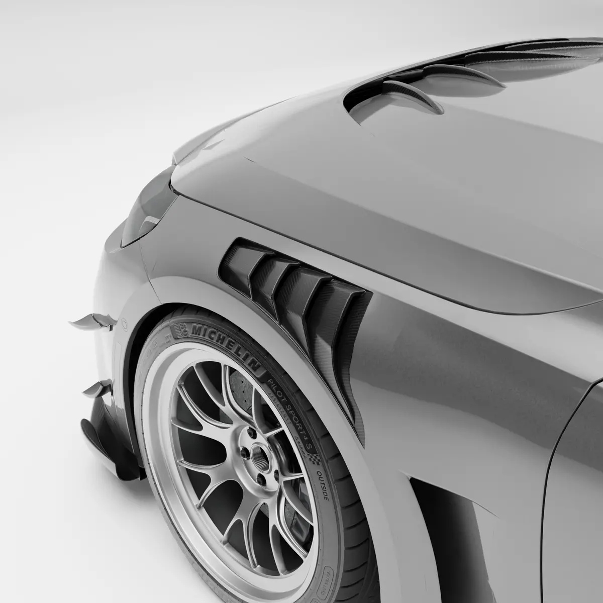 Bmw M2 G87 Carbon Fiber Hybrid Front Fenders 1