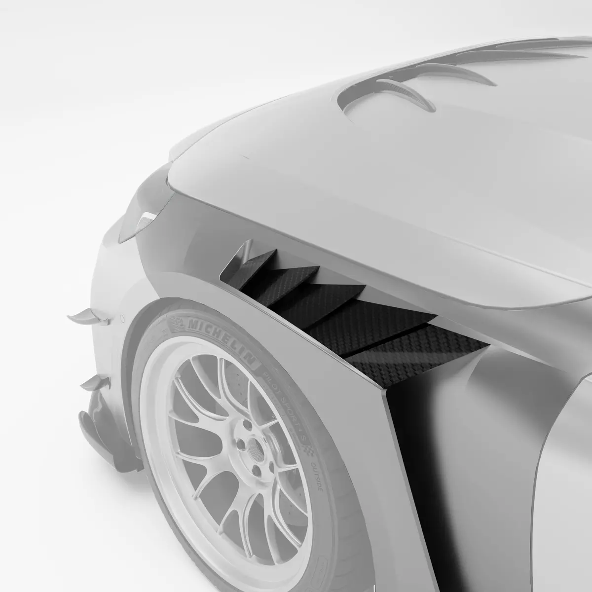 Bmw M2 G87 Carbon Fiber Race Front Fenders 2