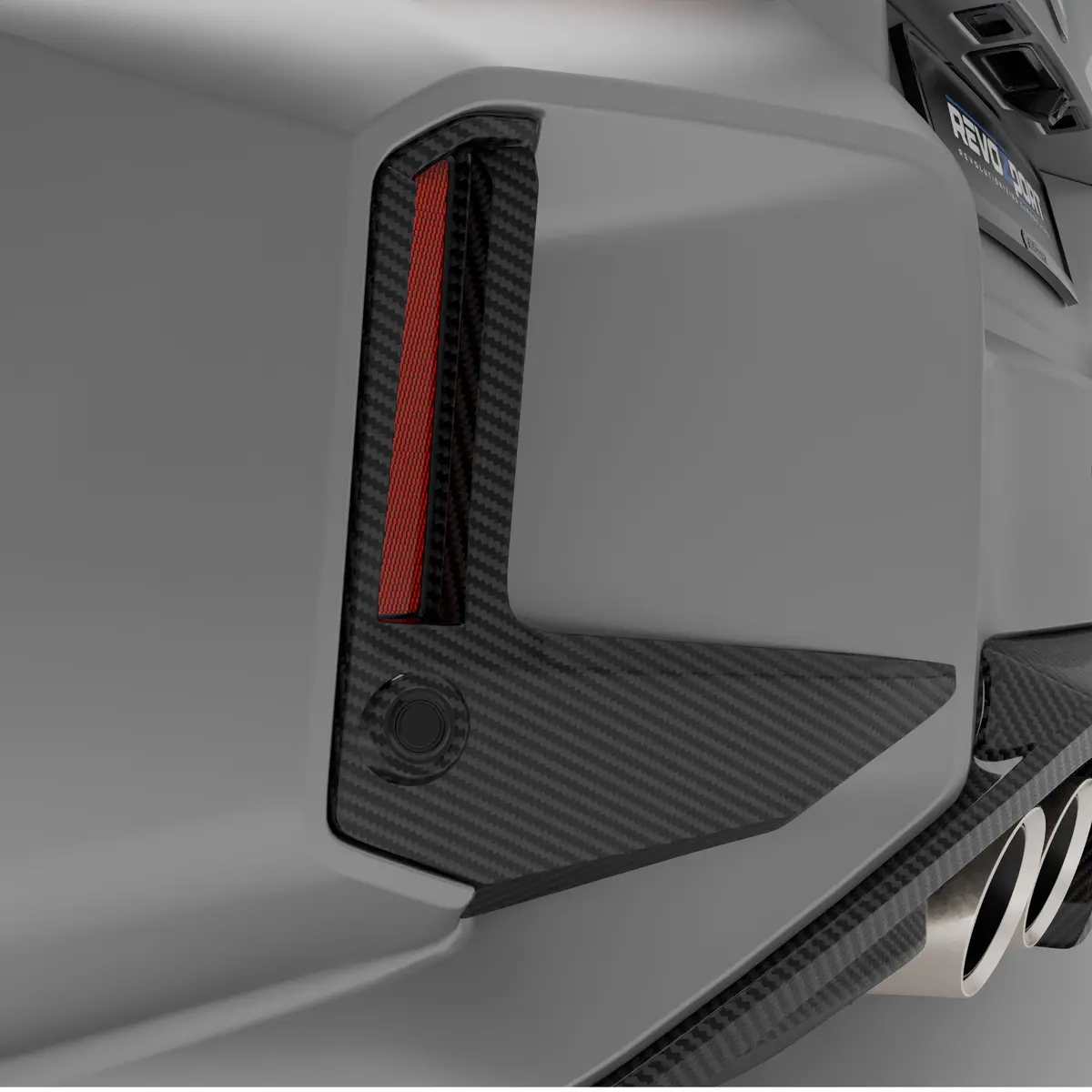 Bmw M2 G87 Carbon Fiber Rear Canards 1
