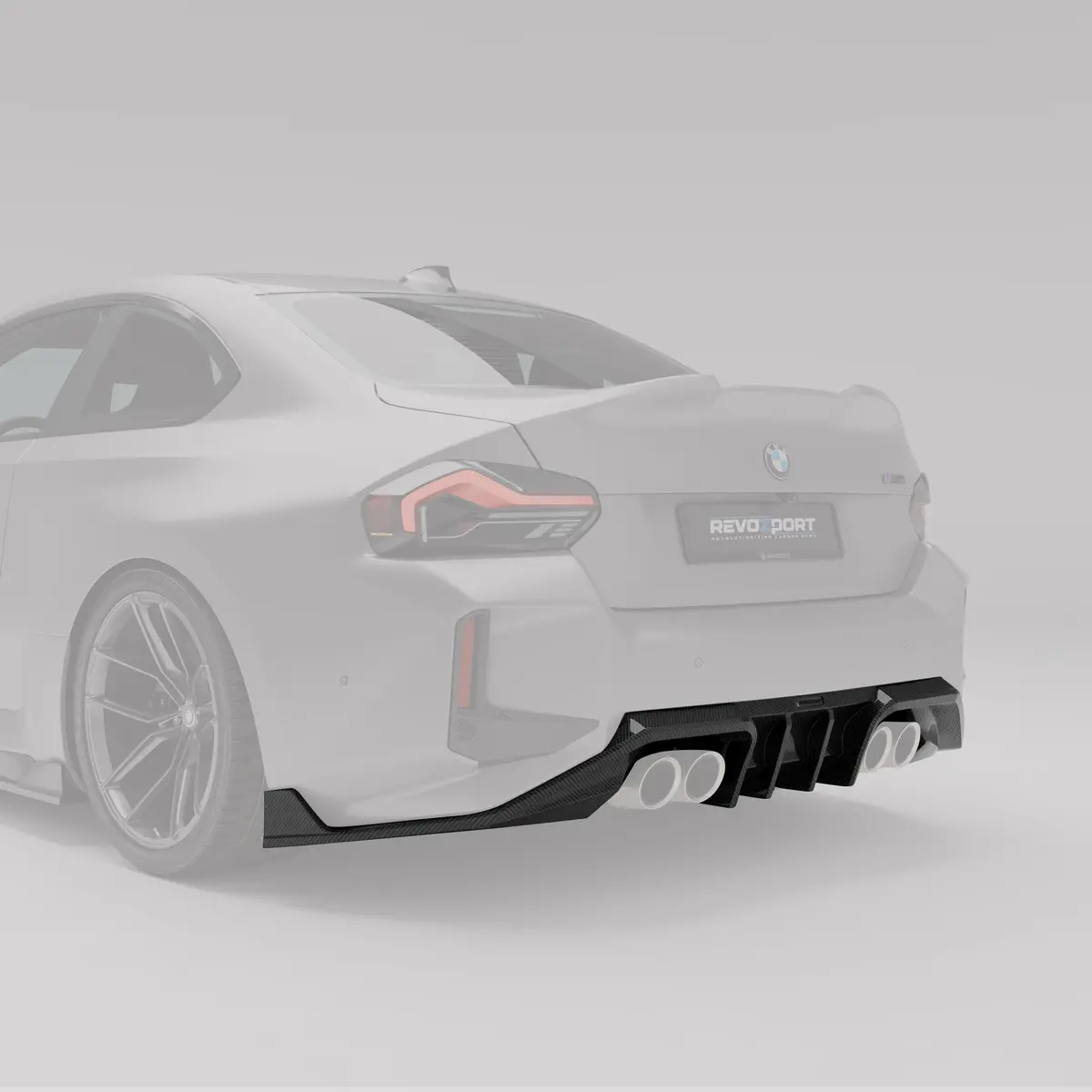 Bmw M2 G87 Carbon Fiber Rear Diffuser 2