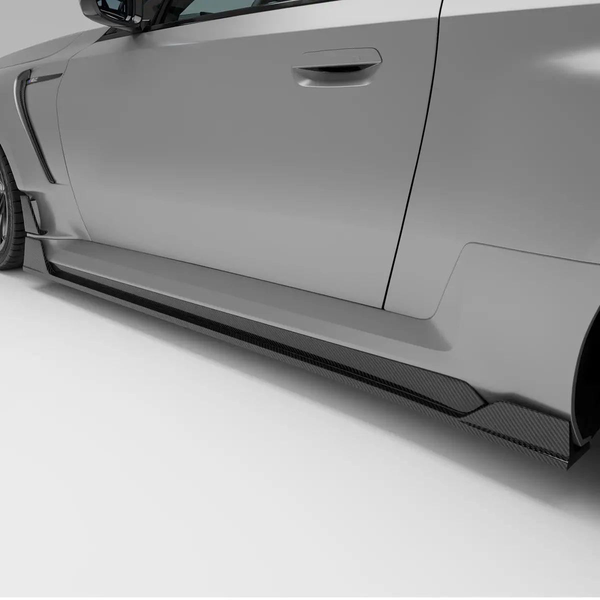 Bmw M2 G87 Carbon Fiber Side Skirts 1