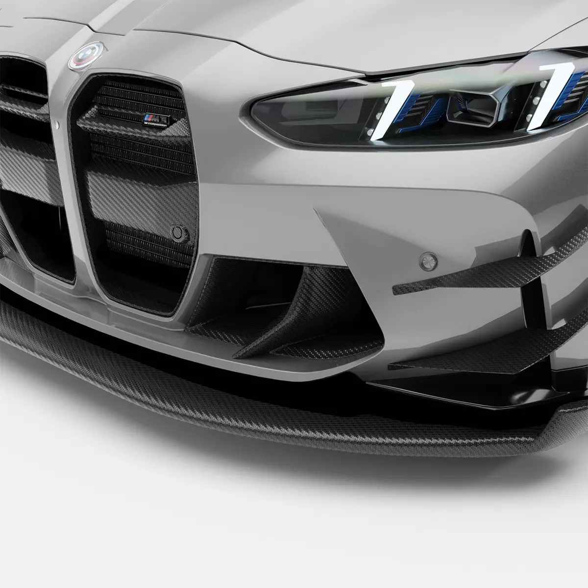 Bmw M3 G80 Carbon Fiber Front Bumper Inlets 1