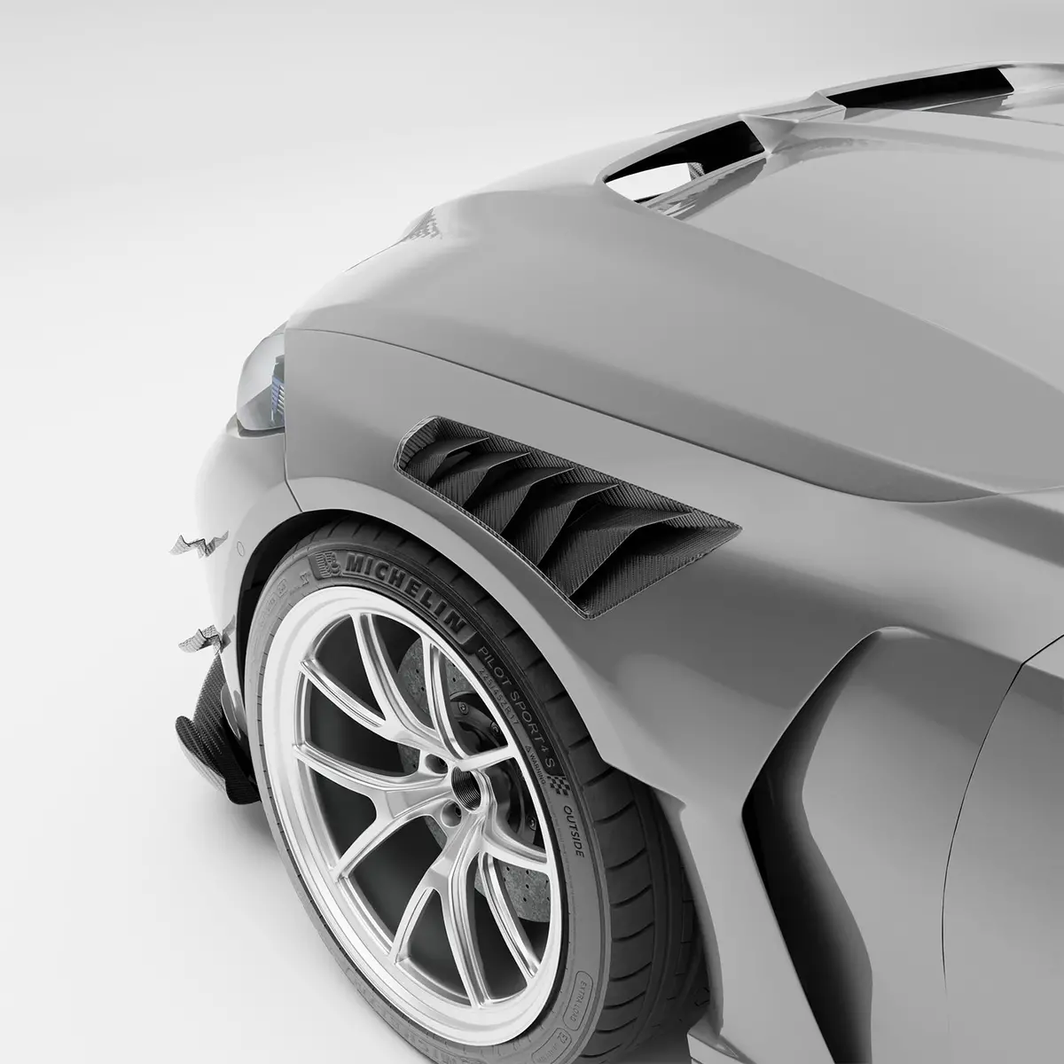 Bmw M3 G80 Carbon Fiber Front Fenders 1