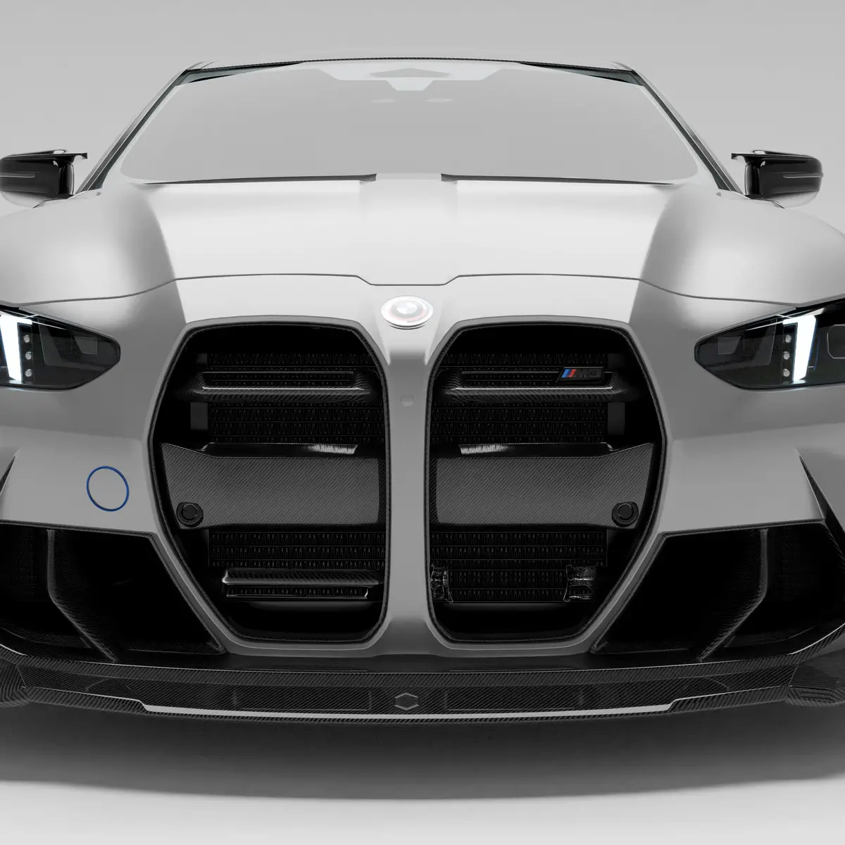 Bmw M3 G80 Sedan Carbon Fiber Front Grill (Without Acc) 1
