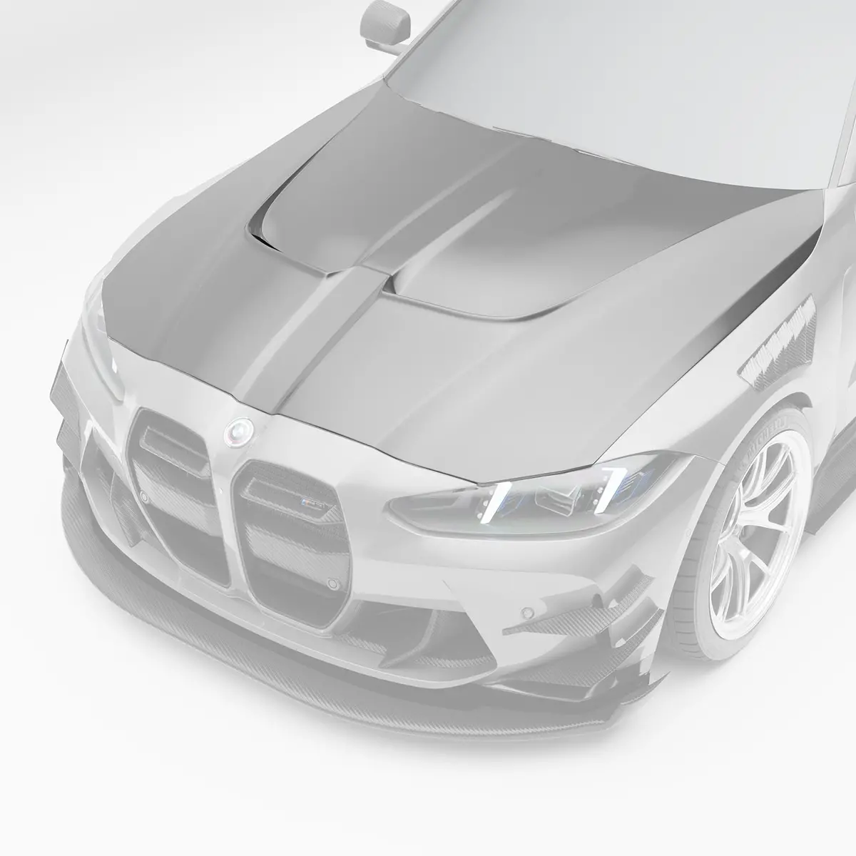 Bmw M3 G80 Carbon Fiber Hood 2