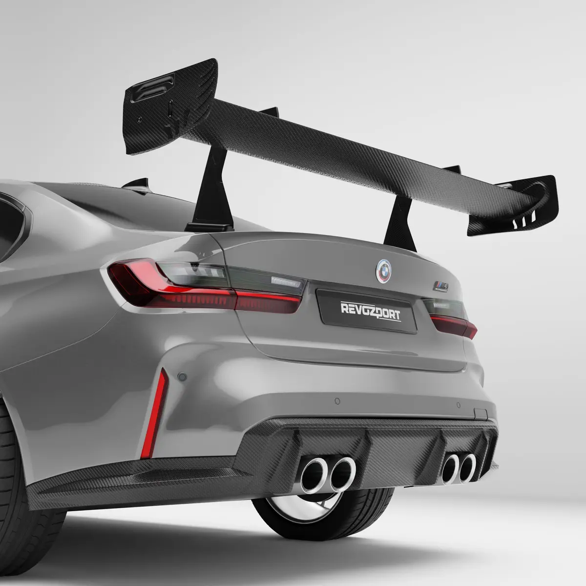 Bmw M3 G80 Carbon Fiber Oem Replacement Diffuser 1
