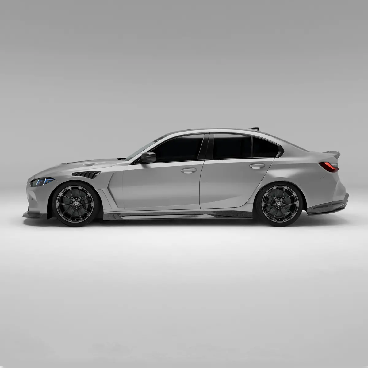 Bmw M3 G80 Carbon Fiber Side Skirts 1