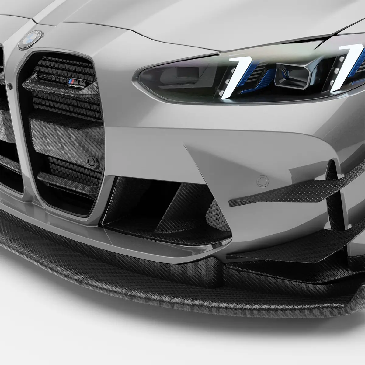 Bmw M4 G82 Carbon Fiber Front Bumper Inlets 1