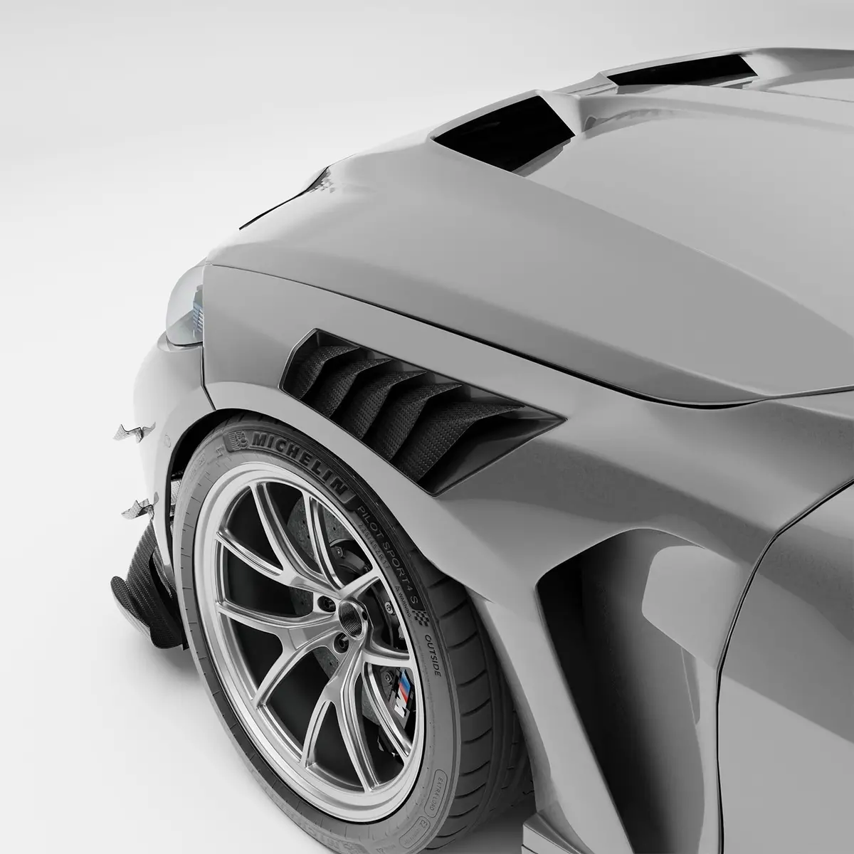 Bmw M4 G82 Carbon Fiber Front Fenders Replacement 1