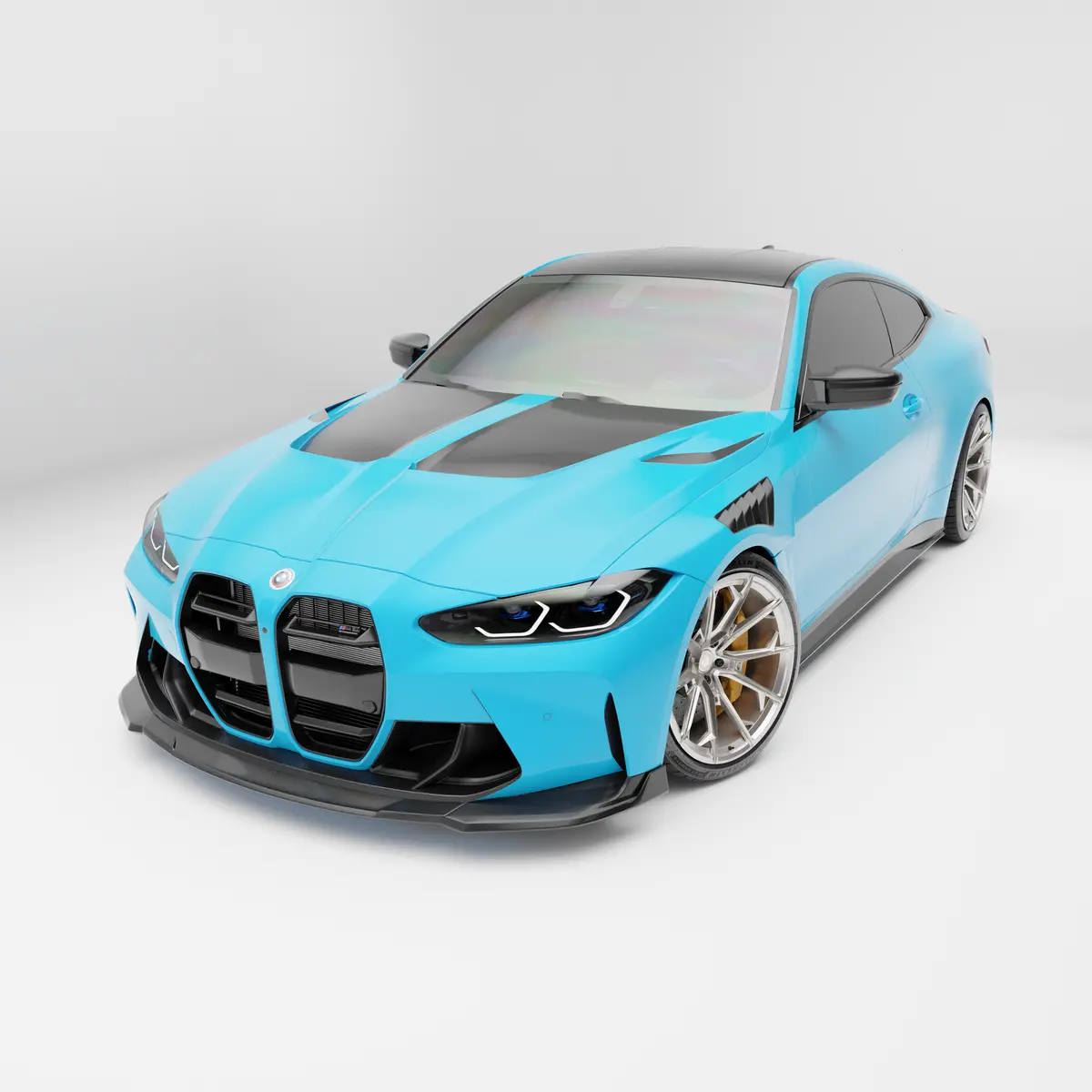 Bmw M4 G82 Carbon Fiber Front Lip 2