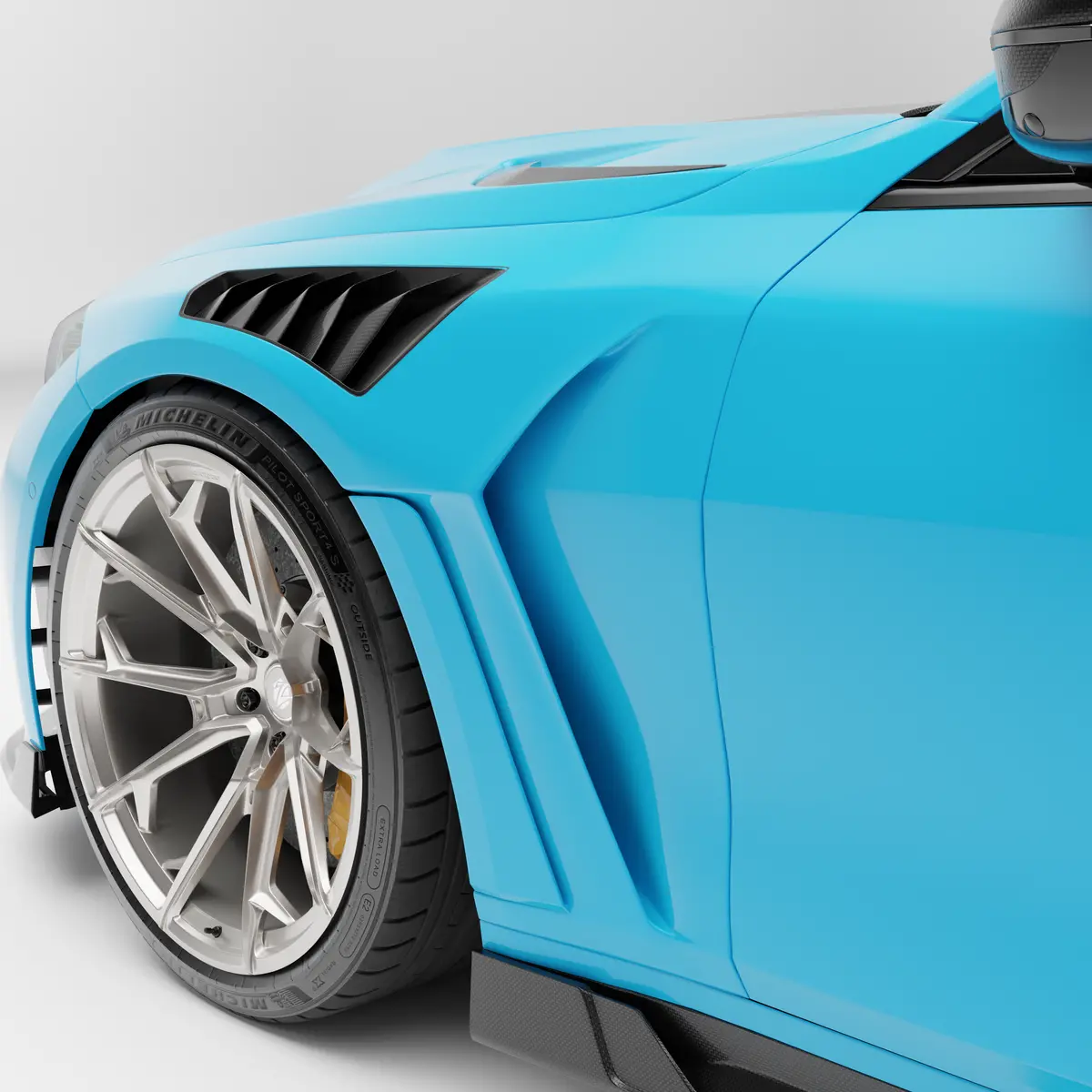Bmw M4 G82 Carbon Fiber Side Fenders 1