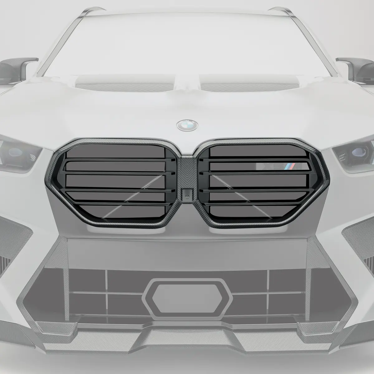 Bmw X5m F95 Lci Carbon Fiber Front Grill 2