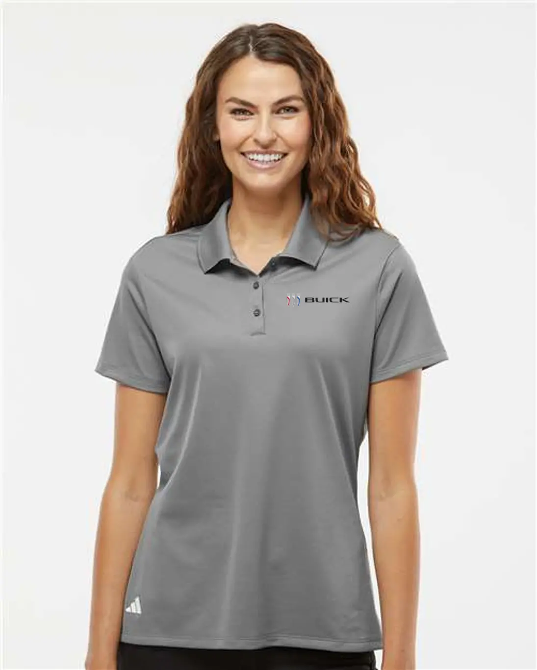 Buick Ladies Adidas Polo - Black Logo 1