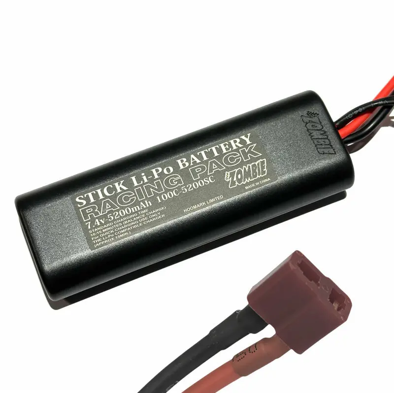 Team Zombie 5200Mah 7.4V 100C Retro Tamiya Stick Pack 3