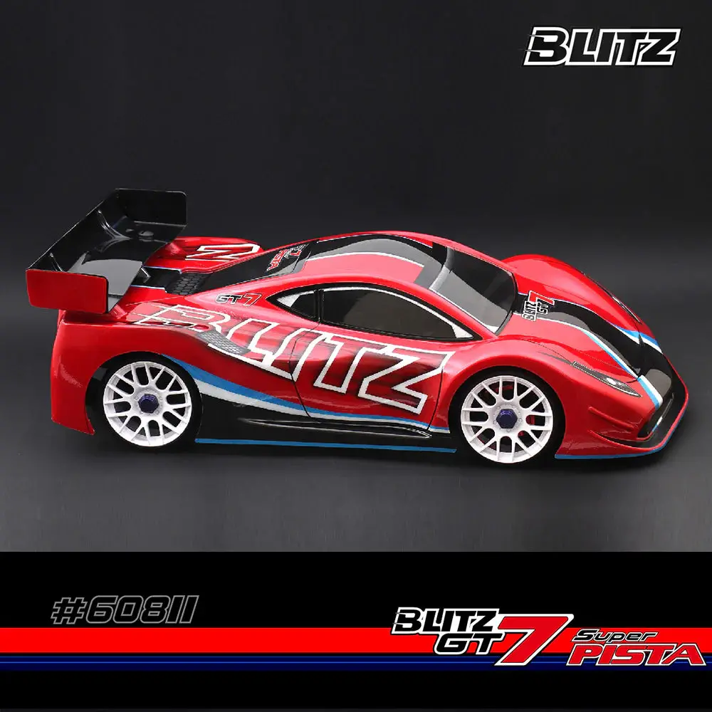 Blitz Gt7 Super Pista 1/8Th Gt Body 1.0Mm 1