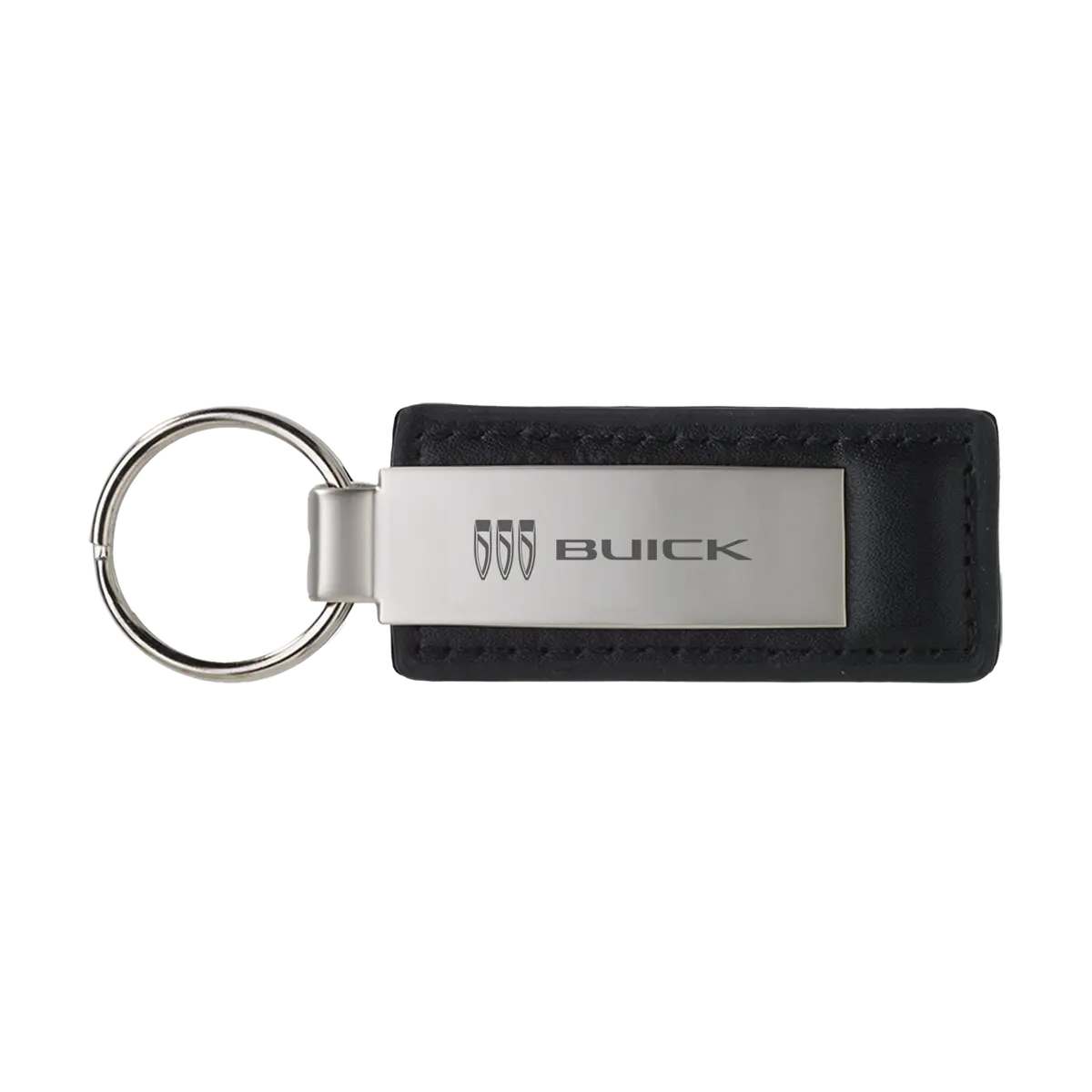 Buick Leather/Metal Large Keychain 1