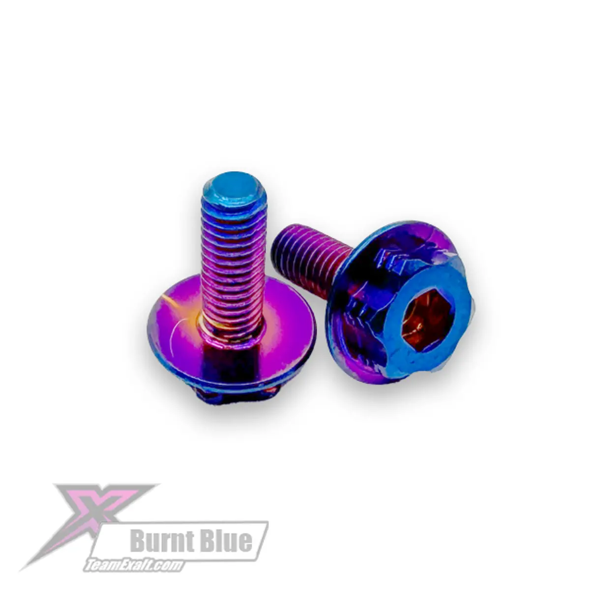Exalt "Surelock" Burnt Blue Titanium 2 In 1 Motor Screw Kit (2) 1
