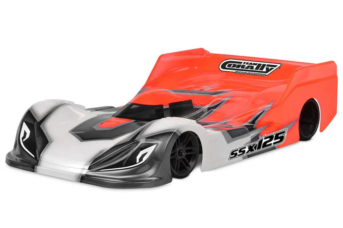Team Corally - Ssx-125 Car Kit - Carbon Edition - Chassis Kit Only 1