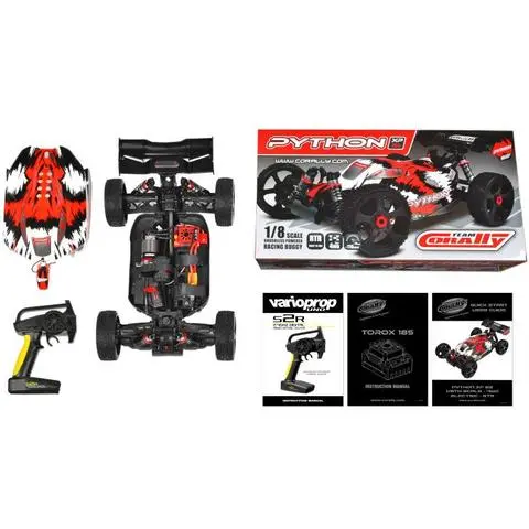 Team Corally 2021 Python Xp 6S 1/8 Buggy Ep Rtr Brushless Power 6S C-00182 2