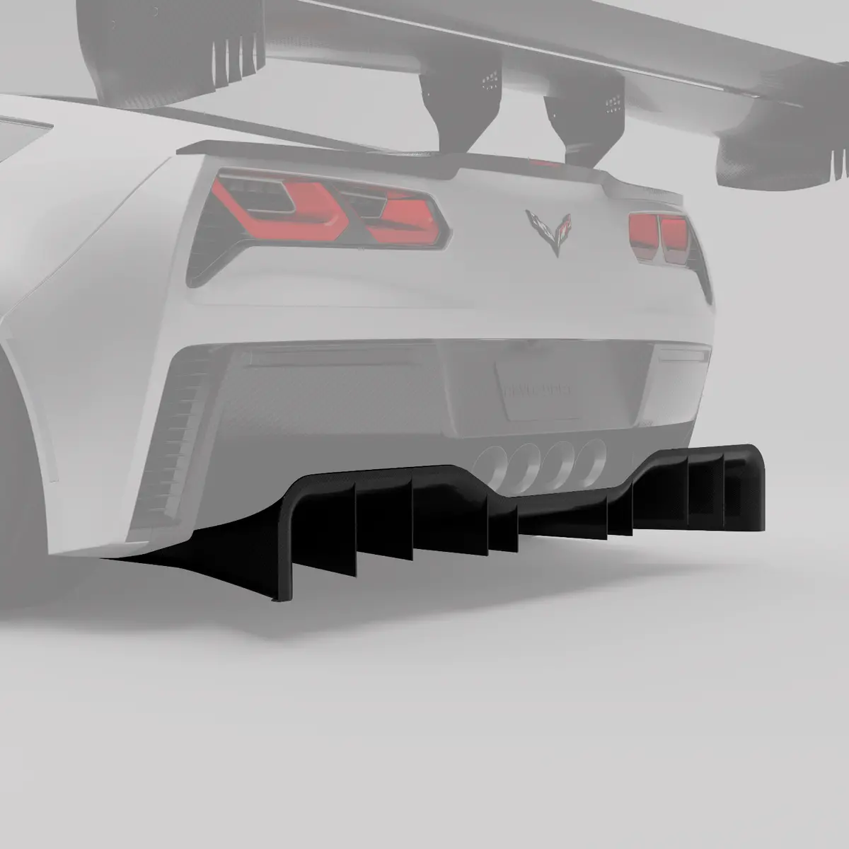 C7 Corvette Rear Diffuser 2