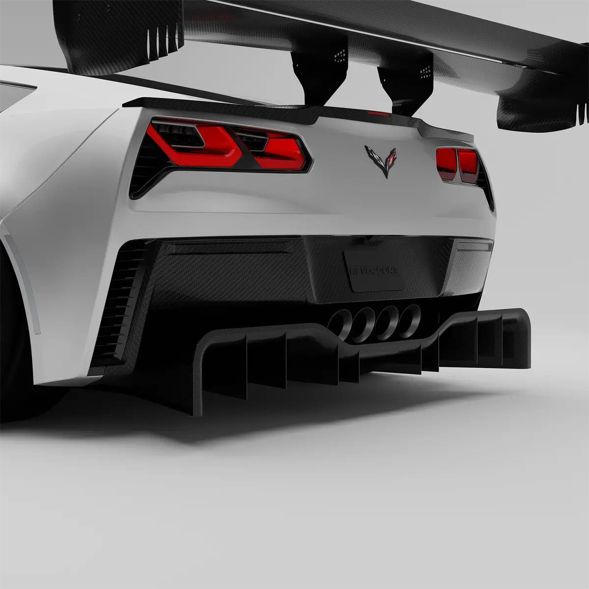 C7 Corvette Rear Diffuser 1
