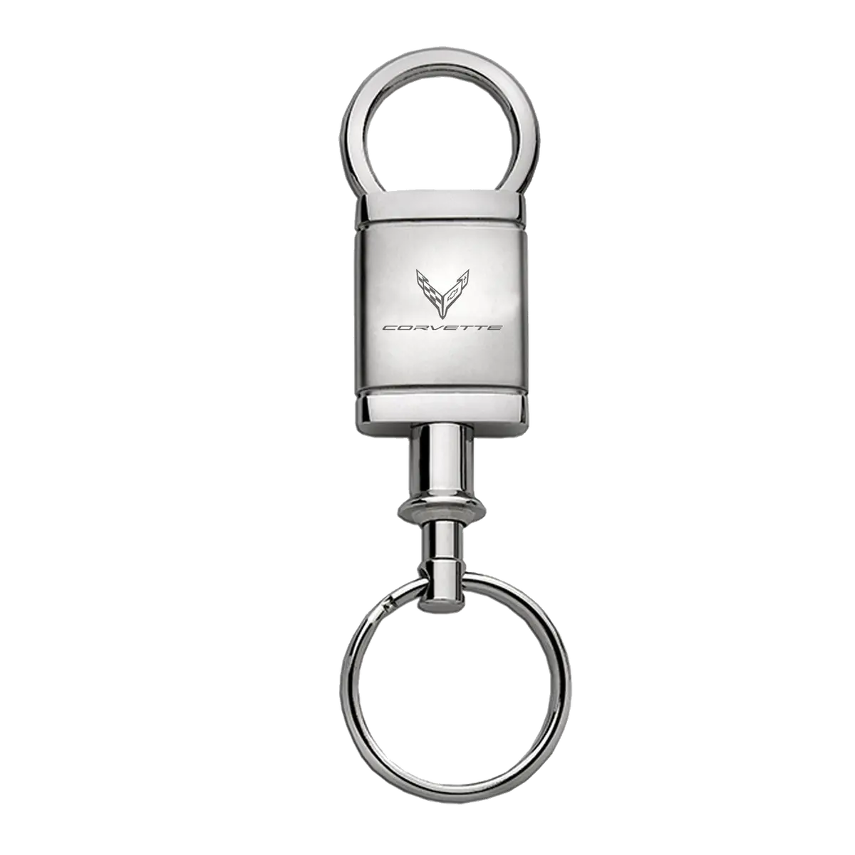 Corvette Straight Ring Top Keychain 2