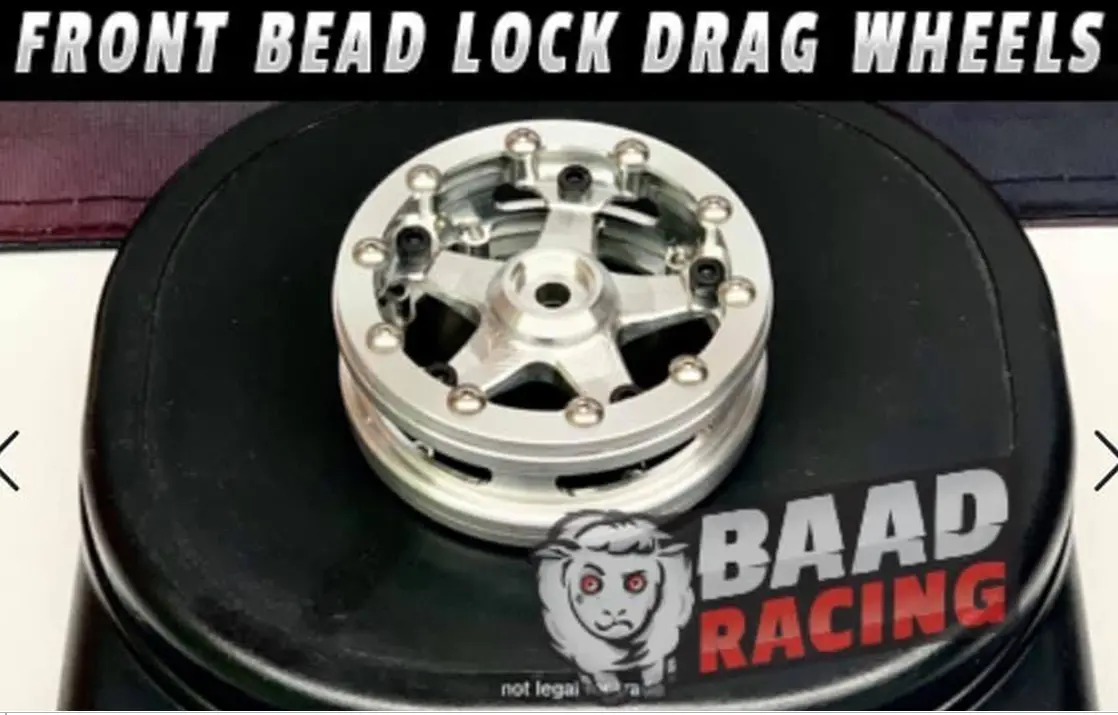 Front Bead Lock Drag Wheels Baad Racing Billet Bead Lock 2