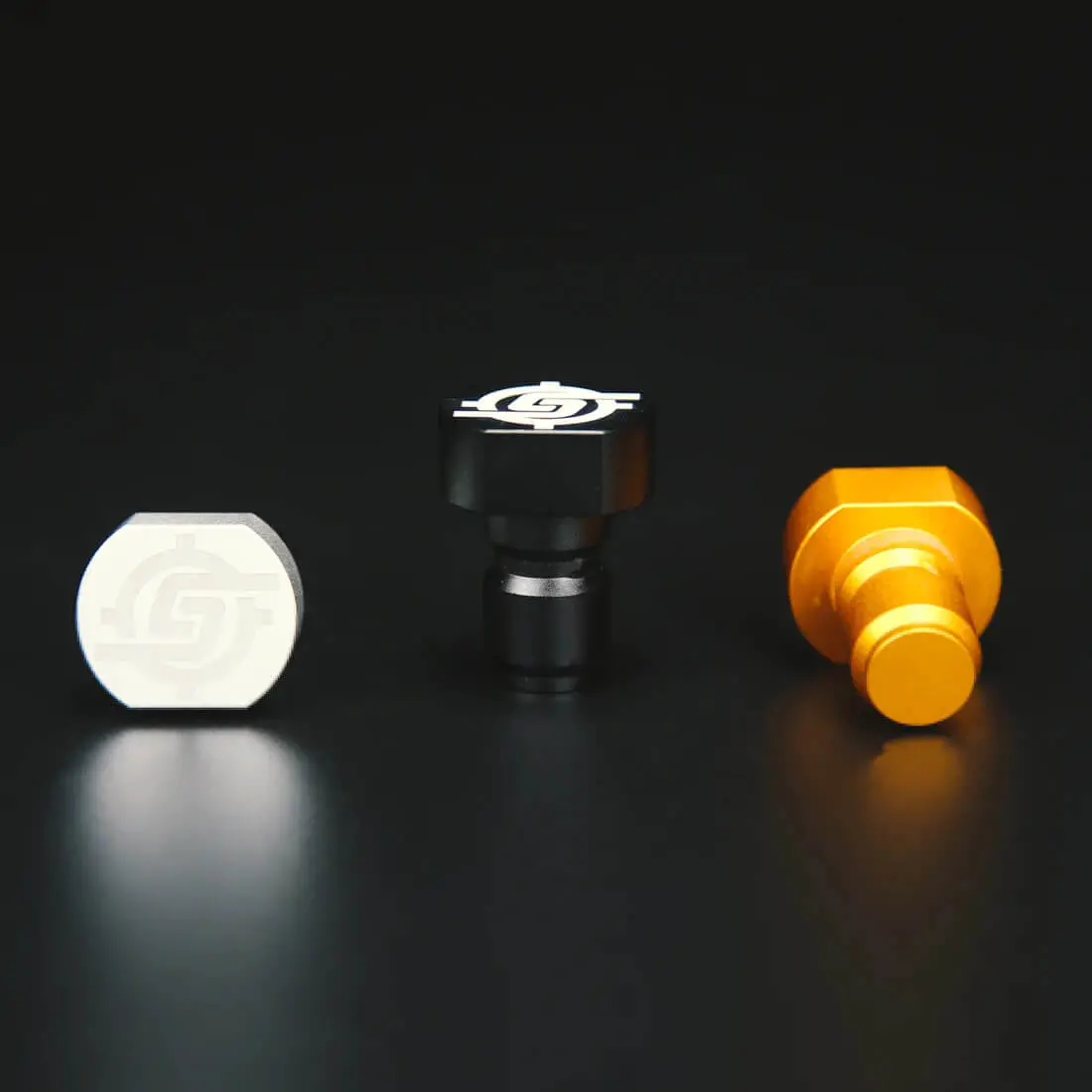 Carscope 3/8" Aluminum End Plugs 1