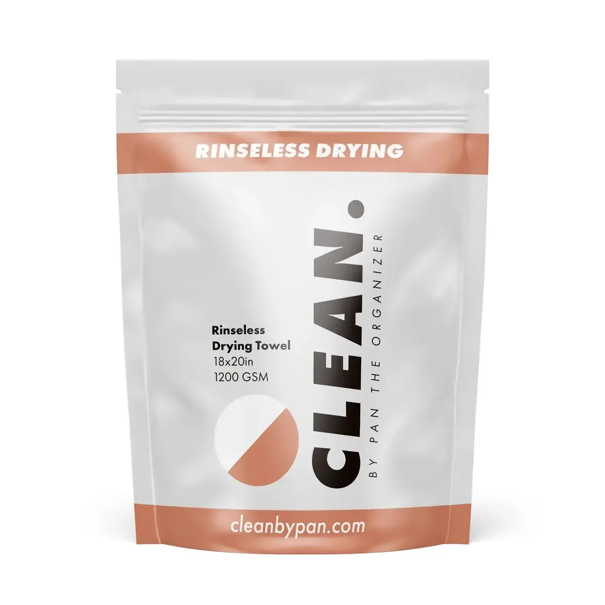 Clean. Rinse-Less Drying Towel (2 Pack) 1