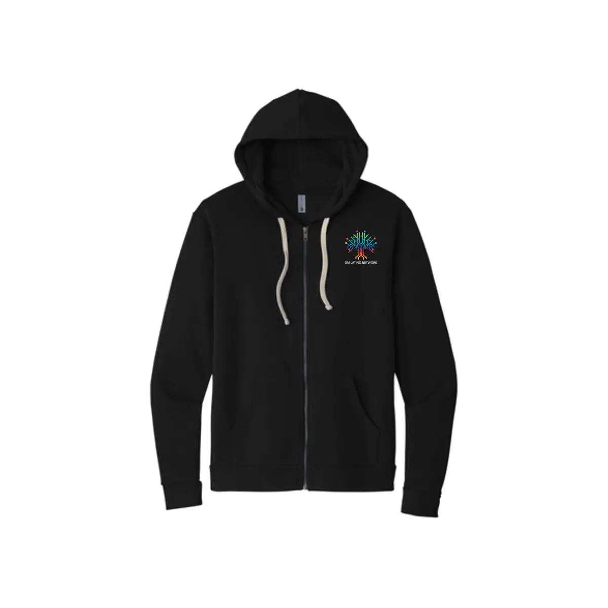GM Latino Network Ergonomic Zip-Up Hoodie - Image 3