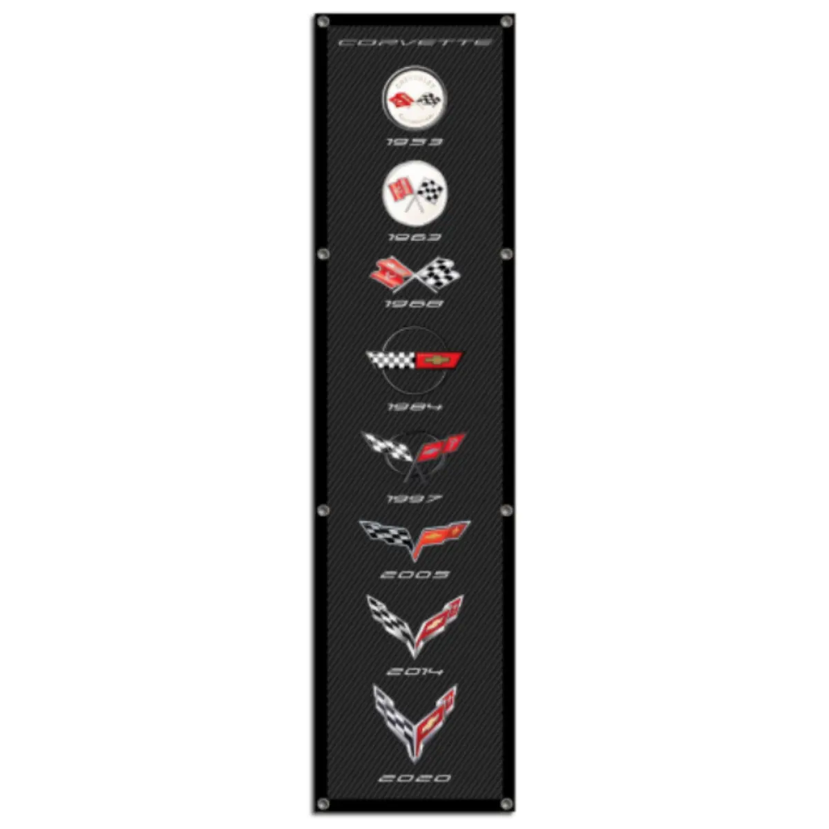 Corvette Corvette Gen Carbon Fiber Giant Garage Banner 1