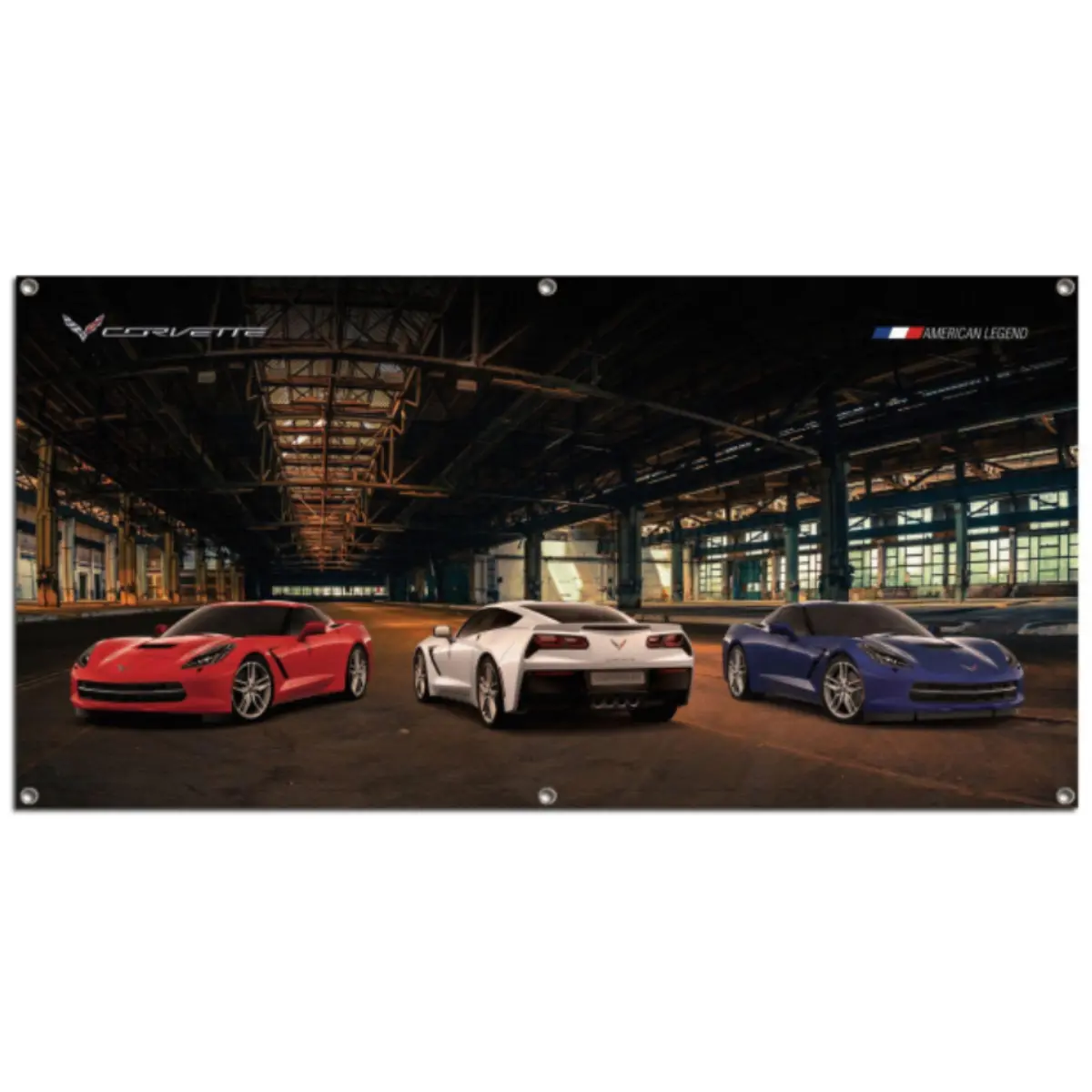 Corvette American Legend Giant Garage Banner 1