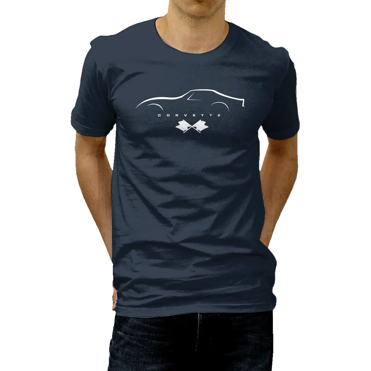 1970'S Corvette Outline T-Shirt 1