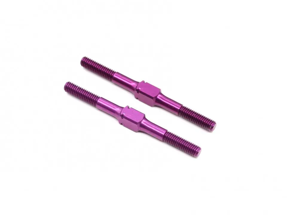 M3x39mm Turnbuckle, Aluminumm, Purple 1