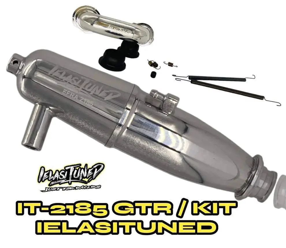 Ielasituned 2185 Gtr Pipe & Manifold It-21Gtr Kit For 1/8 Gtr 1