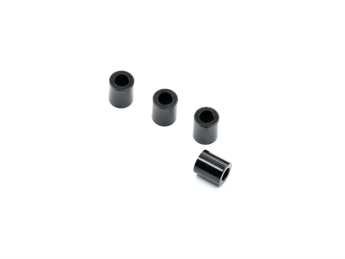 3X5.5X6.5Mm Aluminum Spacer (Black), 4 Pcs 1