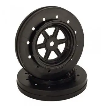 De Racing Front Gambler No-Prep Drag Racing Wheels (Black) Der-Gdf-Ab 1