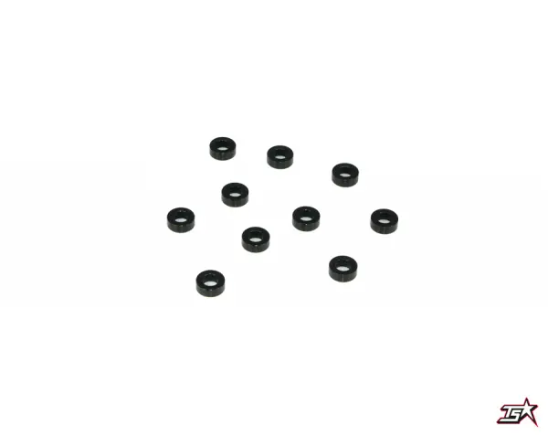 3X5.5X2.0Mm Aluminum Spacer (Black), 10 Pcs 1