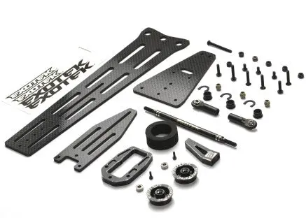 Exotek B6.4 Pro Wheelie Bar Set, 3Mm Cf 1