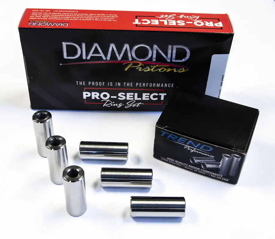 Induction Performance Toyota 2Jz Forged Pistons By Diamond Racing - 86Mm Bore - 94Mm Stroke 3.4L 4