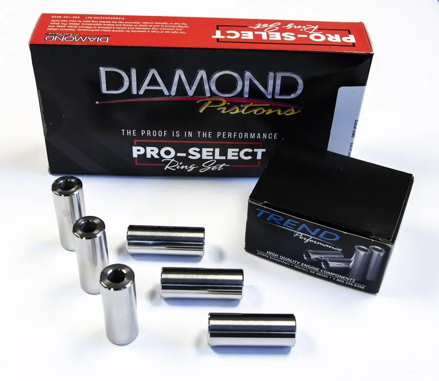 Induction Performance Toyota 2Jz Forged Pistons By Diamond Racing - 86.25Mm Bore - 90Mm Stroke 3.2L 4