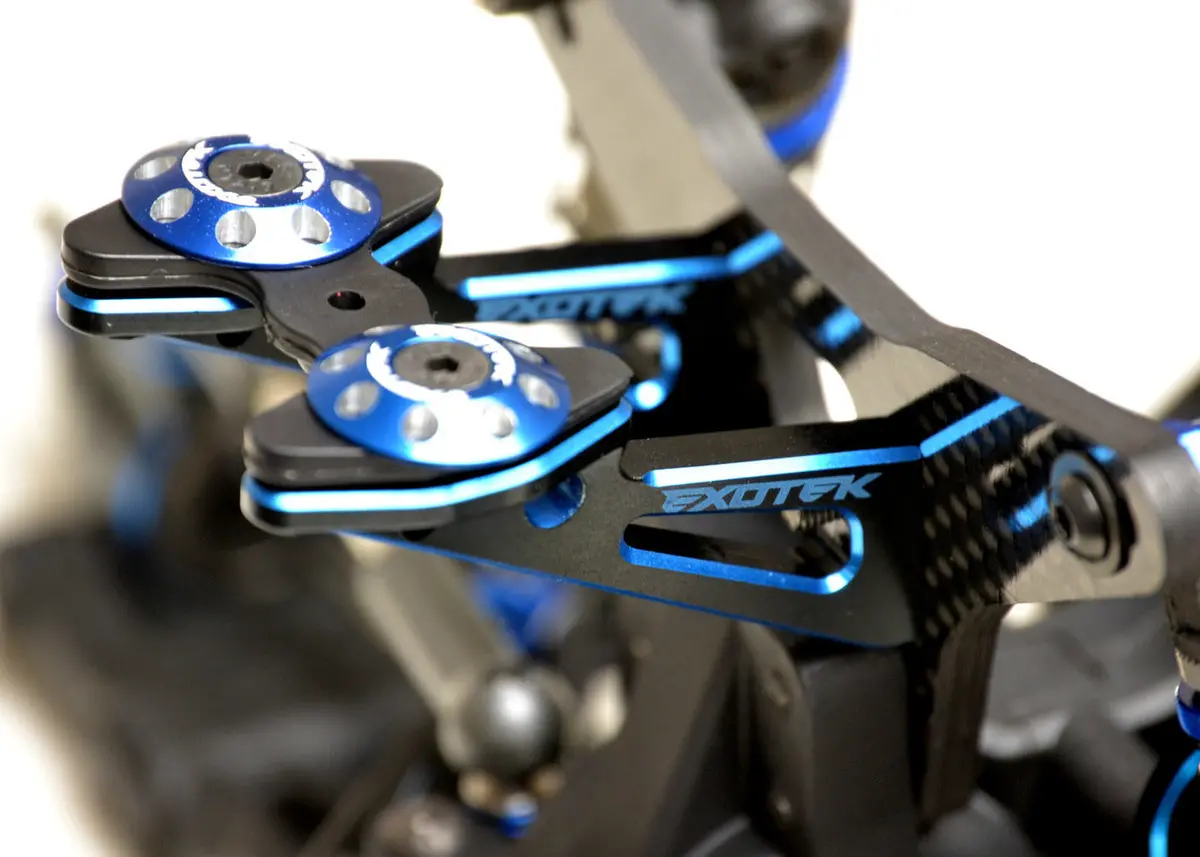 B6.3 7075 Wing Mounts, 2 Color Ano. 1 Pair 2