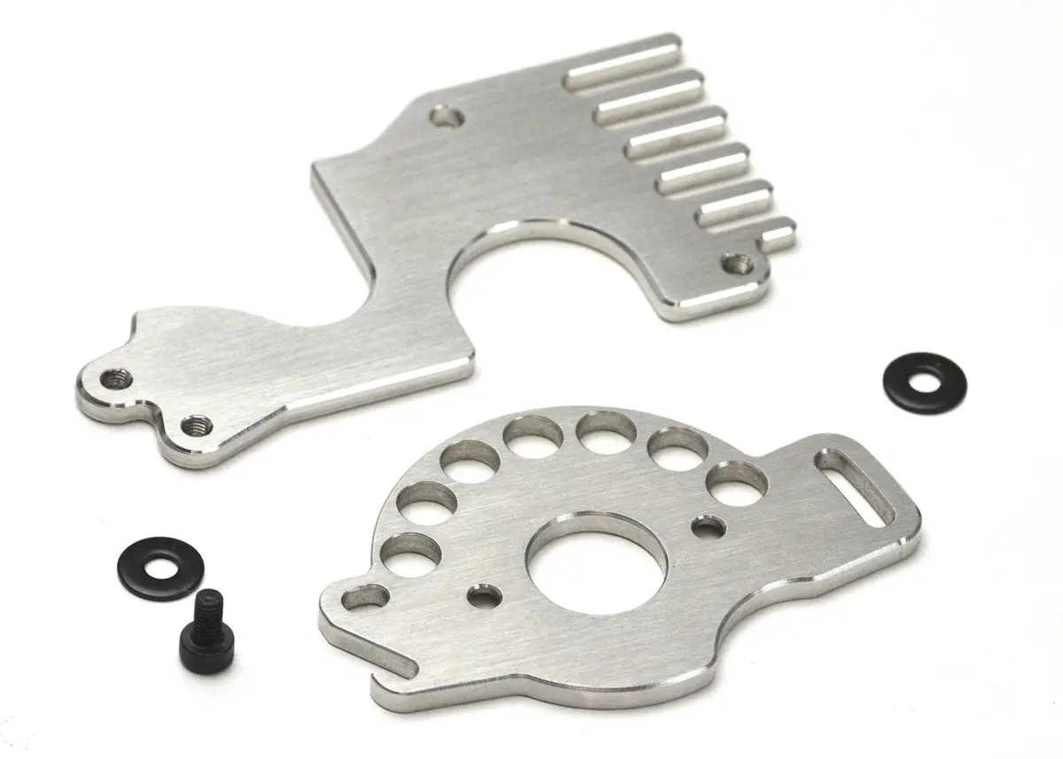 Mt10 / Pro4 Sc10 Hd Motor Cooling Plate Set, Stainless Steel 1