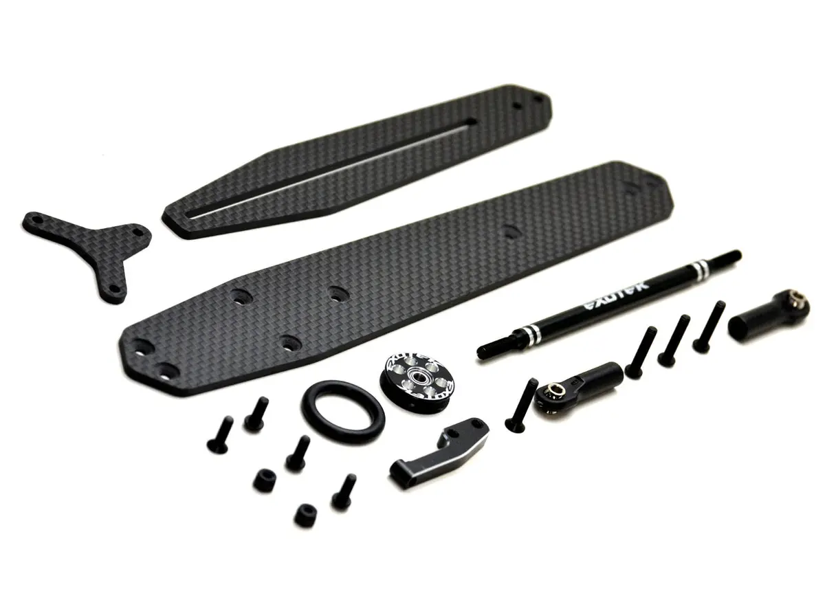Exotek B6.3 B6.2 Wheelie Bar Set, Cf Adjustable 1