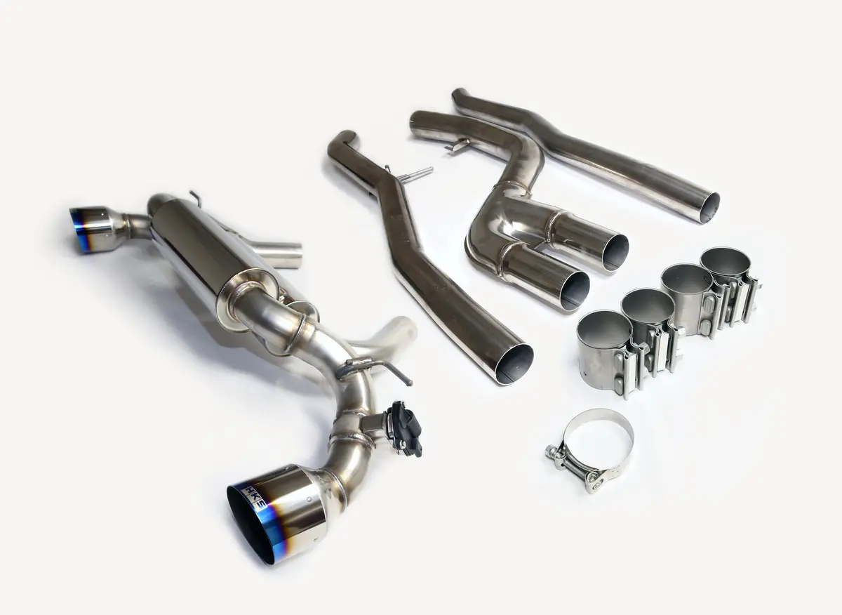 Hks Toyota Gr Supra Dual Hi-Power Titanium Tip Catback Exhaust 1