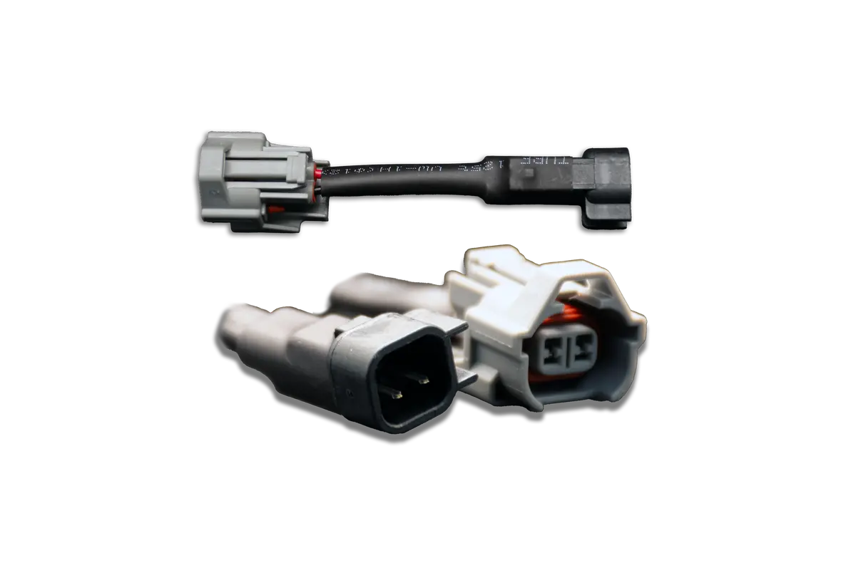 Set Of 4 Denso (Female) To Us Car/Ev6 (Male) Injector Plug Adaptors (Padpdtou4) 1